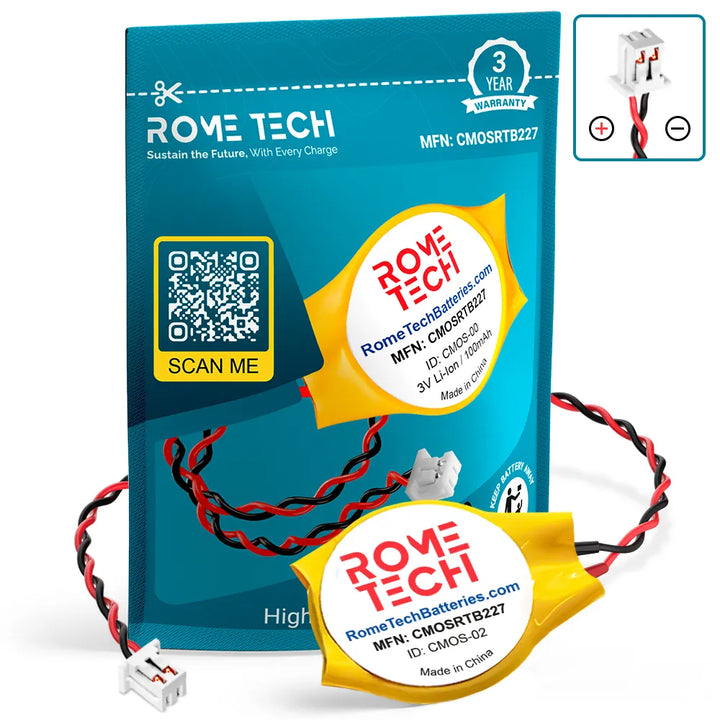 Embedded Rtc Battery RTC CMOS Battery for Intel QBiP-1115G4EB Embedded Compact Board – Rome Tech