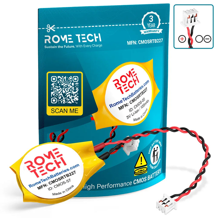 RTC CMOS Battery for Acer TravelMate 630