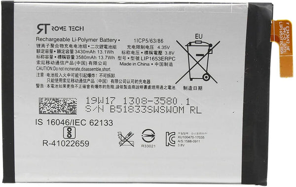 Ersatzakku für Sony Xperia XA2 Ultra H4213 H4233 H3213 H3223 - 3580 mAh 3,8 V Li-Polymer Original Handy Akku
