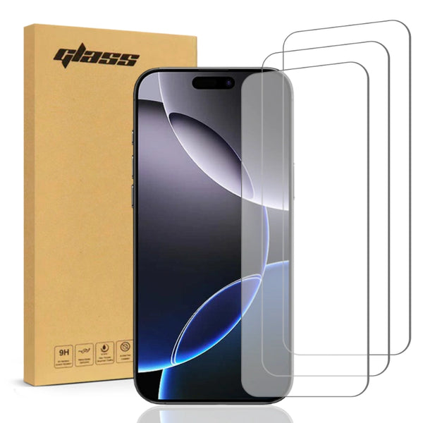 Apple iPhone 16 Pro Max Tempered Glass Screen Protector 3 Per Pack