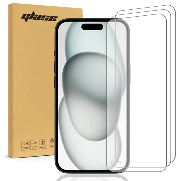 Apple iPhone 17 Tempered Glass Screen Protector 3 Per Pack