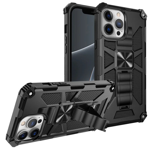 Apple iPhone 13 Pro Max Armor Case Kickstand &amp; Magnethalterung