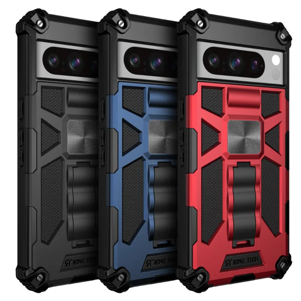 Google Pixel 8 Pro Armor Case with Ring & Magnetic Mount