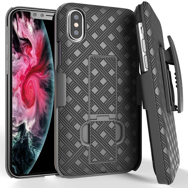 Apple iPhone Xs Max Shell Holster Combo Hülle