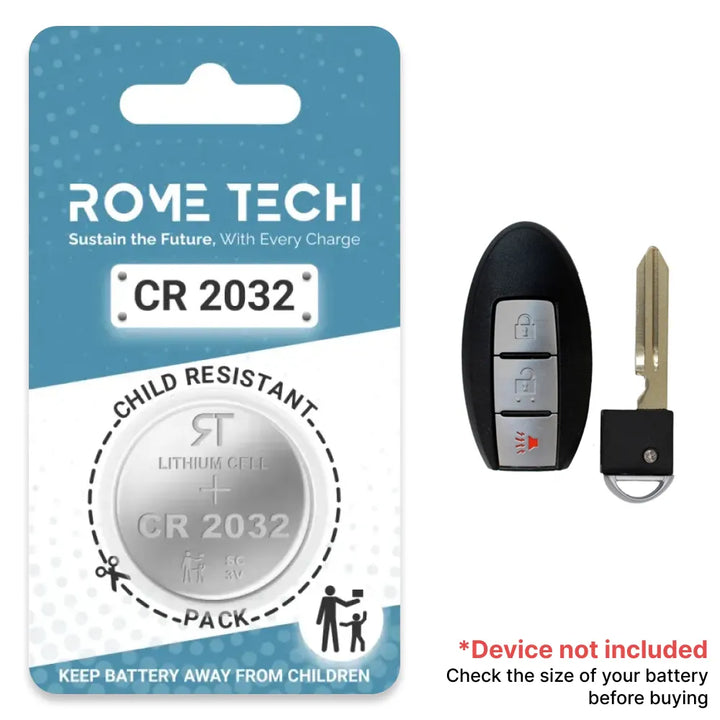 Replacement Battery for Key Fob - Nissan Pathfinder 2019-2020