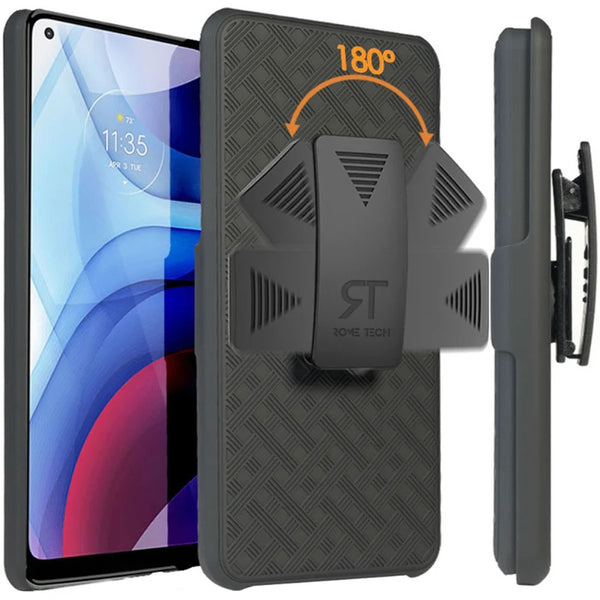 Motorola Moto G Power (2021) Shell-Holster-Combo-Hülle