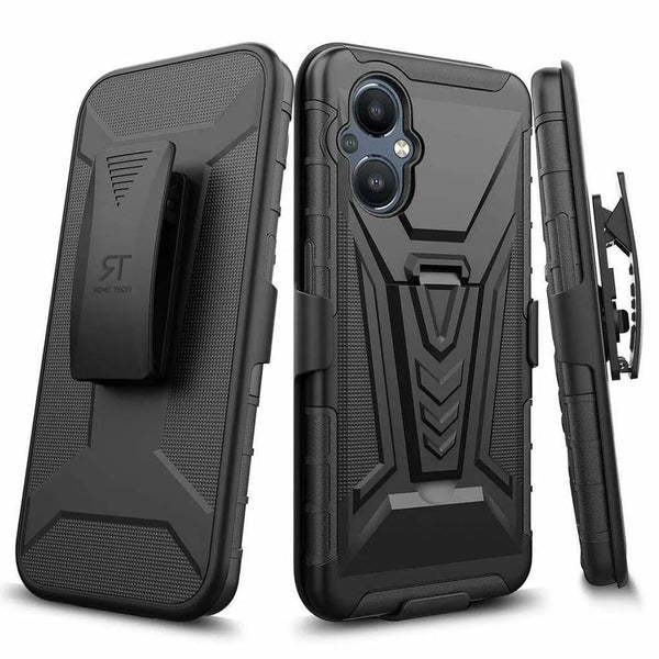 OnePlus Nord N20 5G Dual-Layer-Holster-Hülle mit Ständer