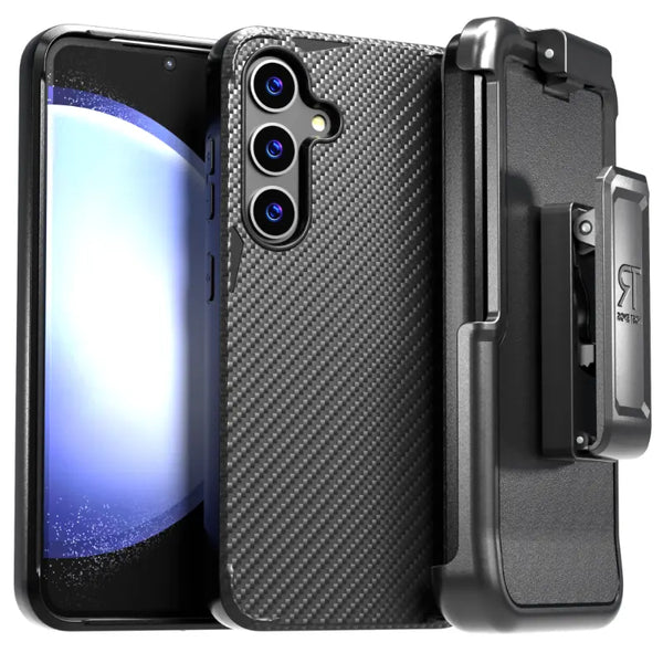 Samsung Galaxy S24 Plus (2024) Protective Shockproof Case with Belt Clip Holster