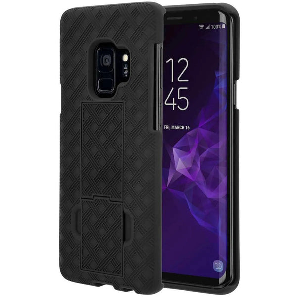 Samsung Galaxy S9 Plus Shell Holster Combo Case (Seite offen)
