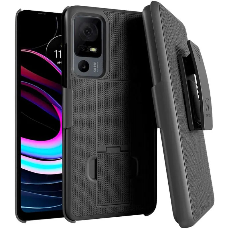 TCL 50 XE NXTPAPER 5G Shell Holster Combo Case – Rome Tech