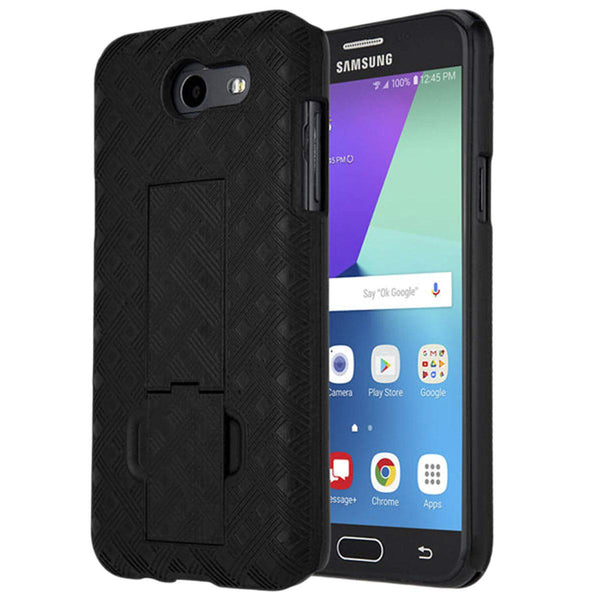 Samsung Galaxy J3 / J3 V (2nd Gen 2017) Shell Holster Combo Case freeshipping - Rome Tech Cases