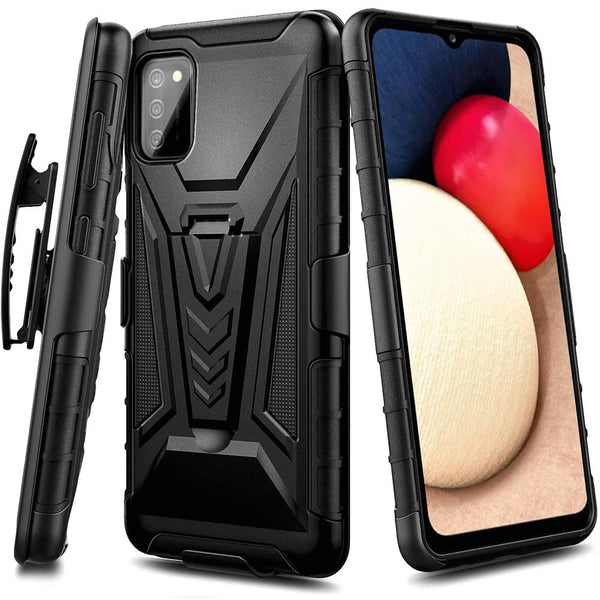 TCL A3X Shell Holster Dual-Layer Combo Case mit Kickstand